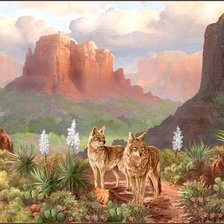 Схема вышивки «Farkasok»