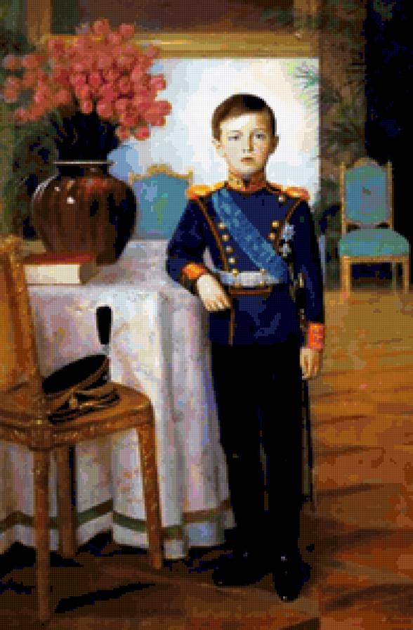 ЕГОРНОВ Сергей - Цесаревич Алексей Николаевич - портрет - предпросмотр