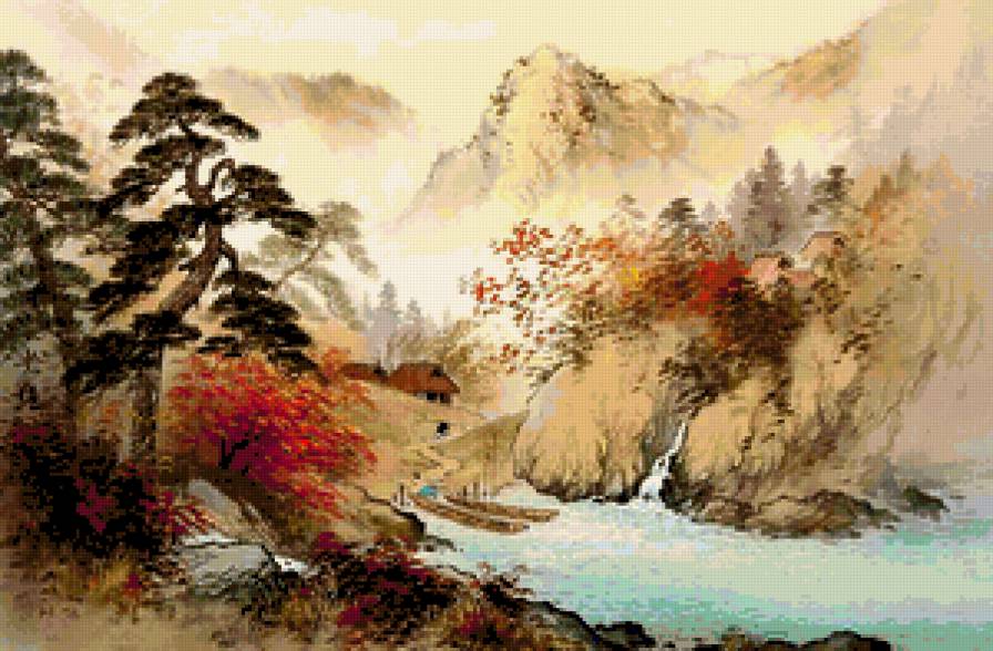 japán táj - предпросмотр