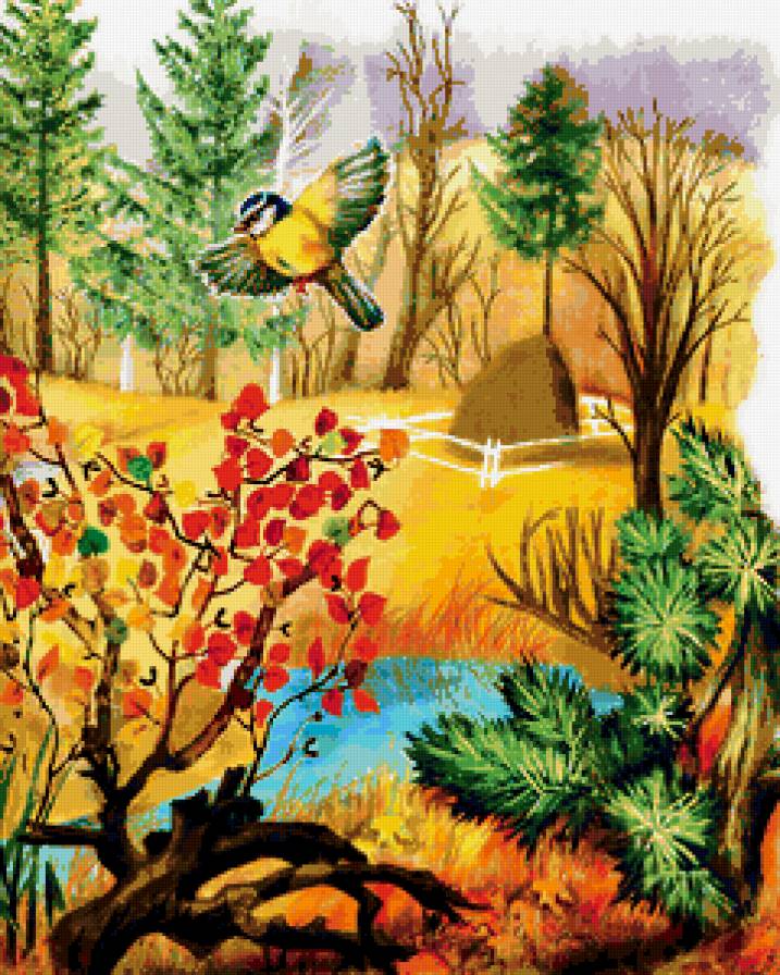 Осенние краски - осень, природа - предпросмотр