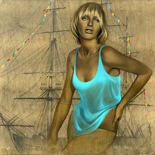 Схема вышивки «Русалка»