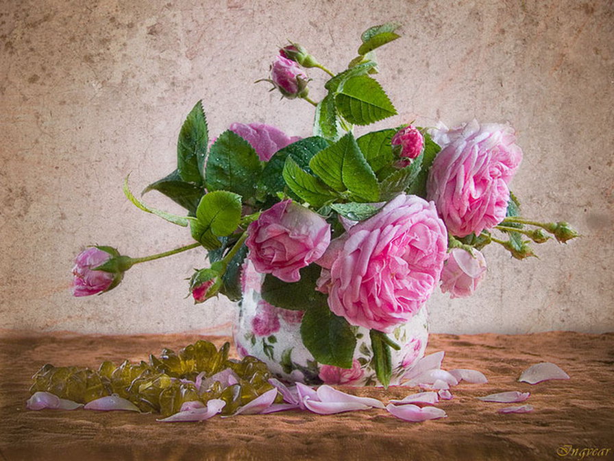 пионы - букет. цветы - оригинал