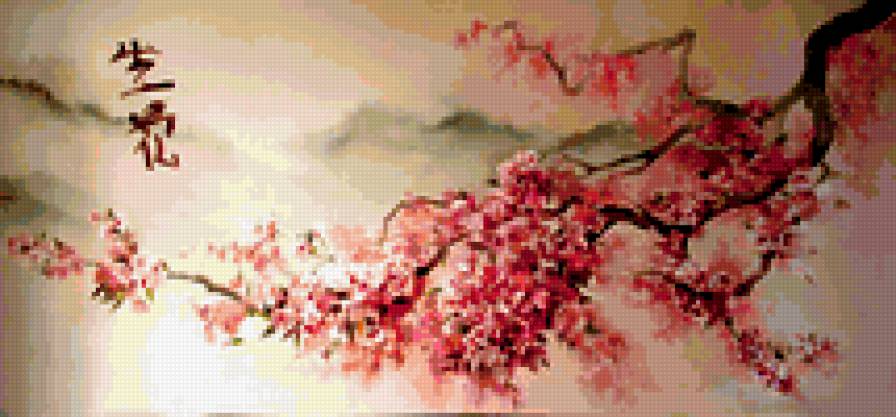 Ветка сакуры - предпросмотр