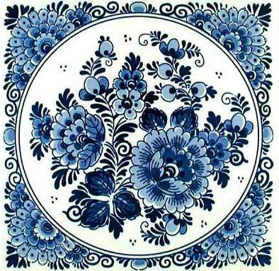 ГЖЕЛЬ - цветы, натюрморт с гжелью, подушка - оригинал