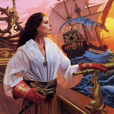 Схема вышивки «A tengeren»