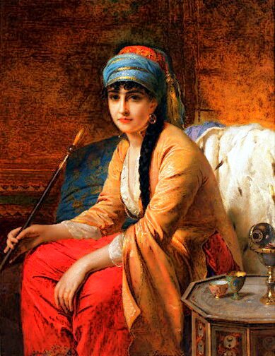 №237217 - живопись, девушка, картина, портрет - оригинал