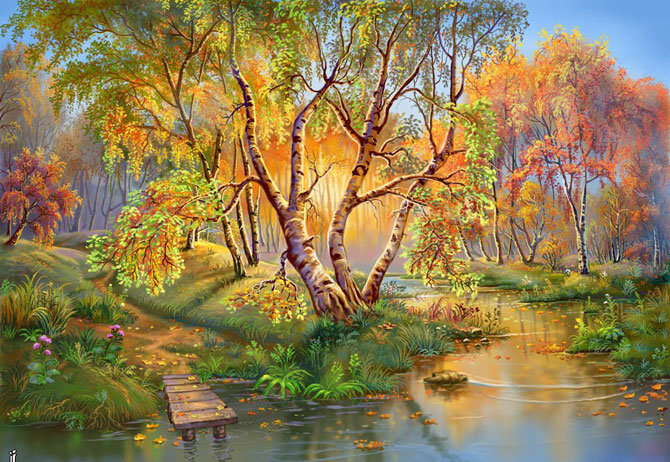 пейзаж - красивые пейзажи виктора тиганова - оригинал