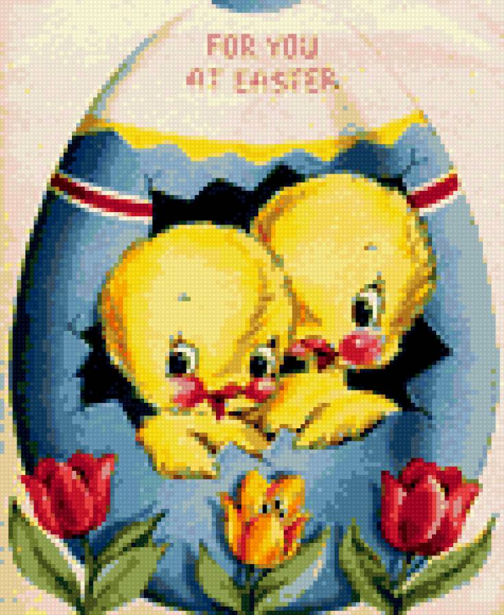 цыплята - цыпленок, пасха, птийы - предпросмотр