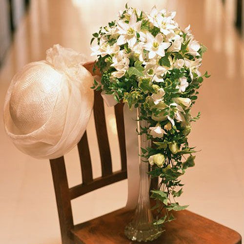 Свадебная композиция - шляпа, свадьба, цветы - оригинал