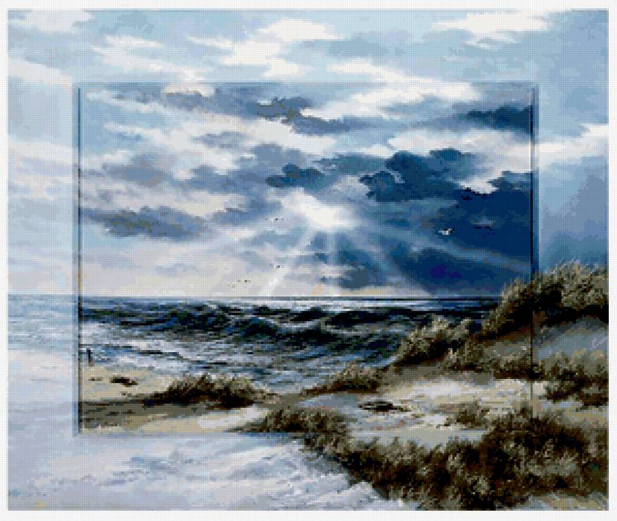Морской пейзаж - предпросмотр