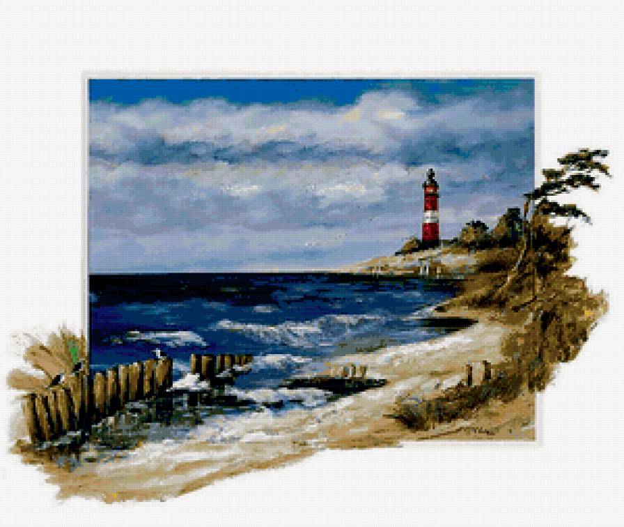 Морской пейзаж - предпросмотр