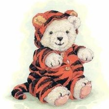 Схема вышивки «Мишка»