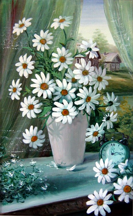 №237702 - букет, картина, натюрморт, цветы - оригинал