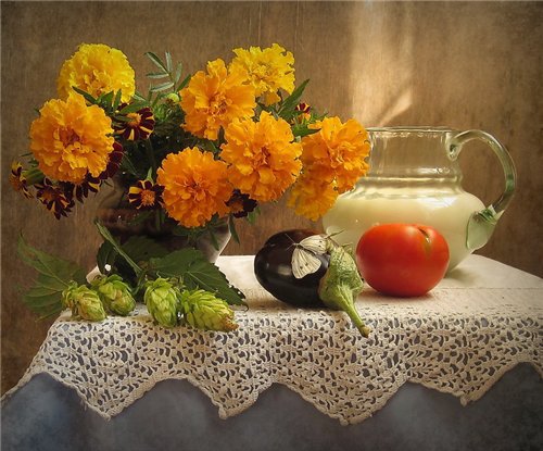 натюрморт - натюрморт, цветы - оригинал