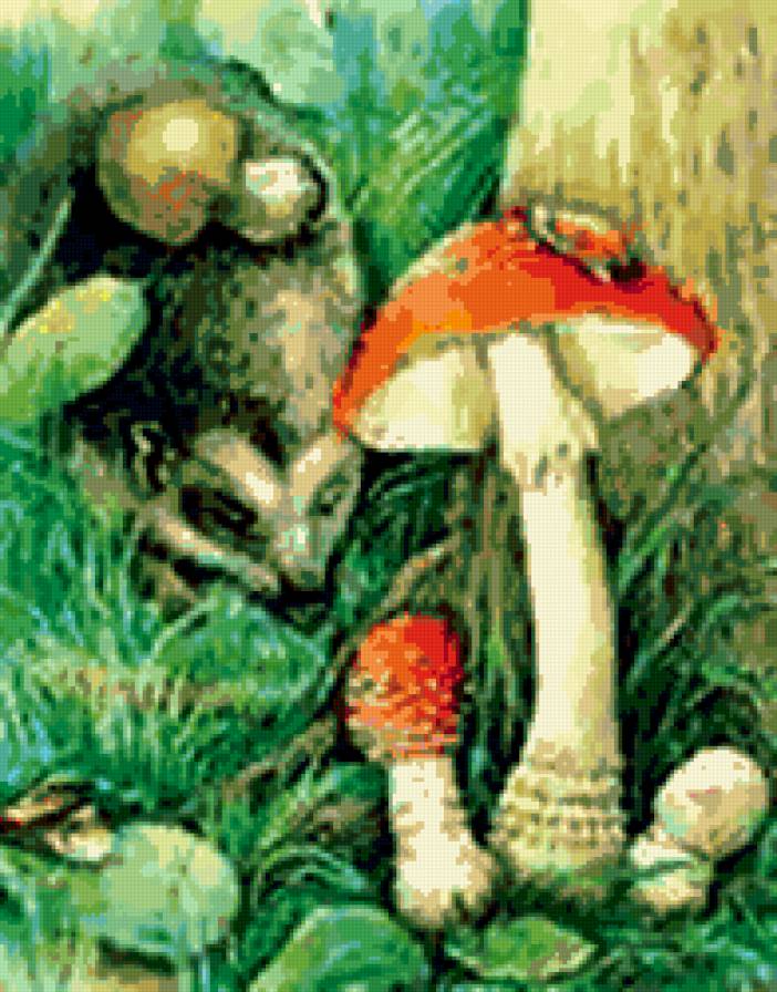 ежик - ежик, лес, природа - предпросмотр