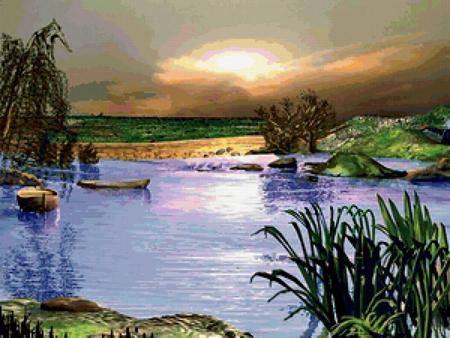 Сказочные пейзажи художника Виктора Захаровича Цыганова - предпросмотр