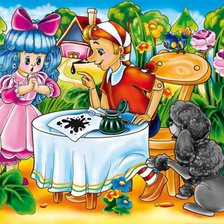 Схема вышивки «буратино»