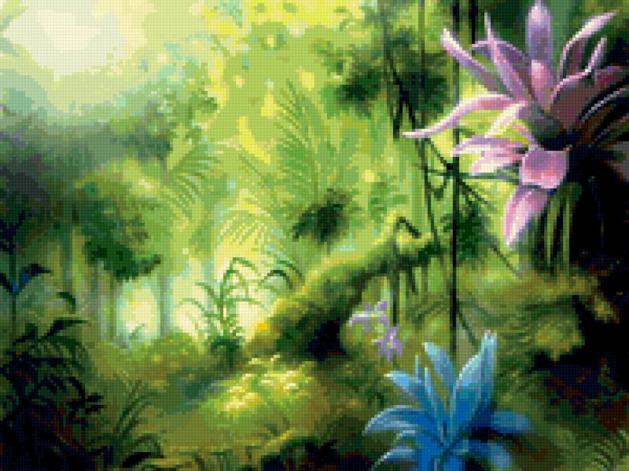 №238101 - цветы, природа, фэнтези - предпросмотр