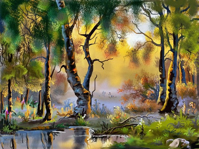 №238136 - картина, природа, сказка - оригинал