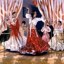 Схема вышивки «Танец»