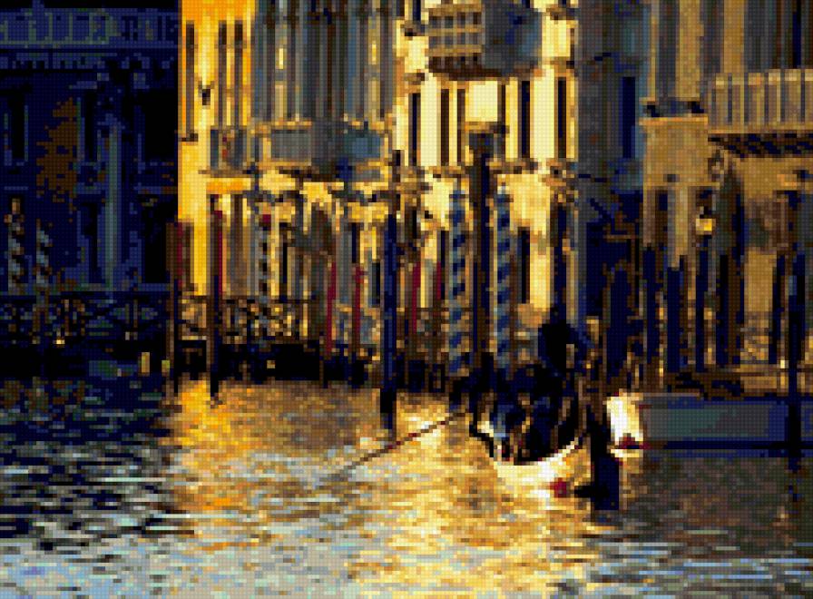 Венеция - гондола, венеция, италия - предпросмотр