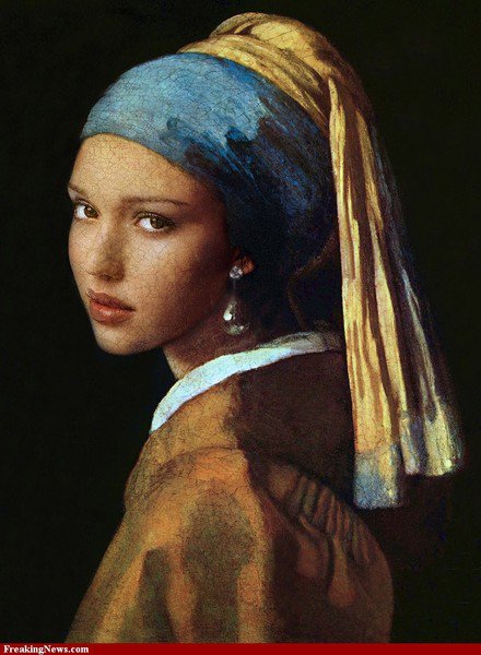 ДЕВУШКА С ЖЕМЧУЖНОЙ СЕРГОЙ - ян вермеер - оригинал