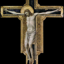 Оригинал схемы вышивки «Джотто ди Бондоне.Крест с распятием.» (№238615)