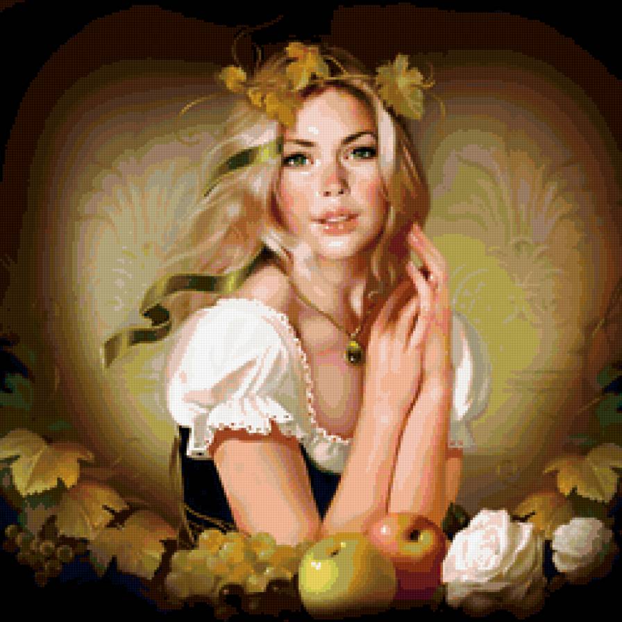 №238731 - девушка, картина - предпросмотр