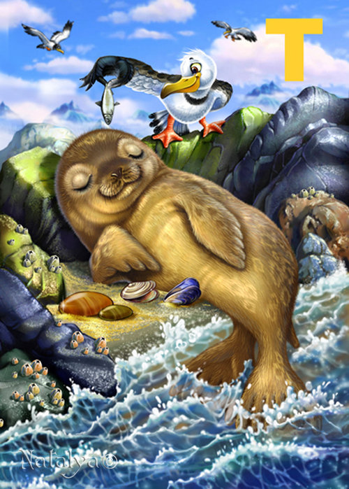 №238772 - животные, алфавит - оригинал