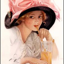 Схема вышивки «девушка»