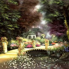 Схема вышивки «Пейзаж»