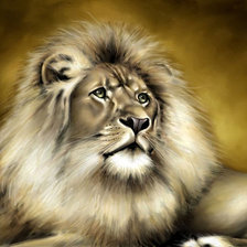 Схема вышивки «Лев»