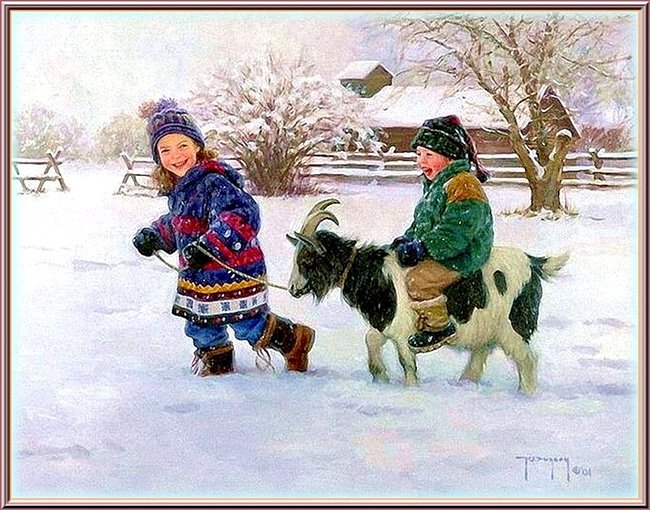 Зимние забавы - оригинал