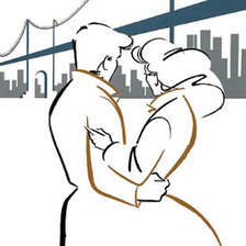 Схема вышивки «Нью Йорк»