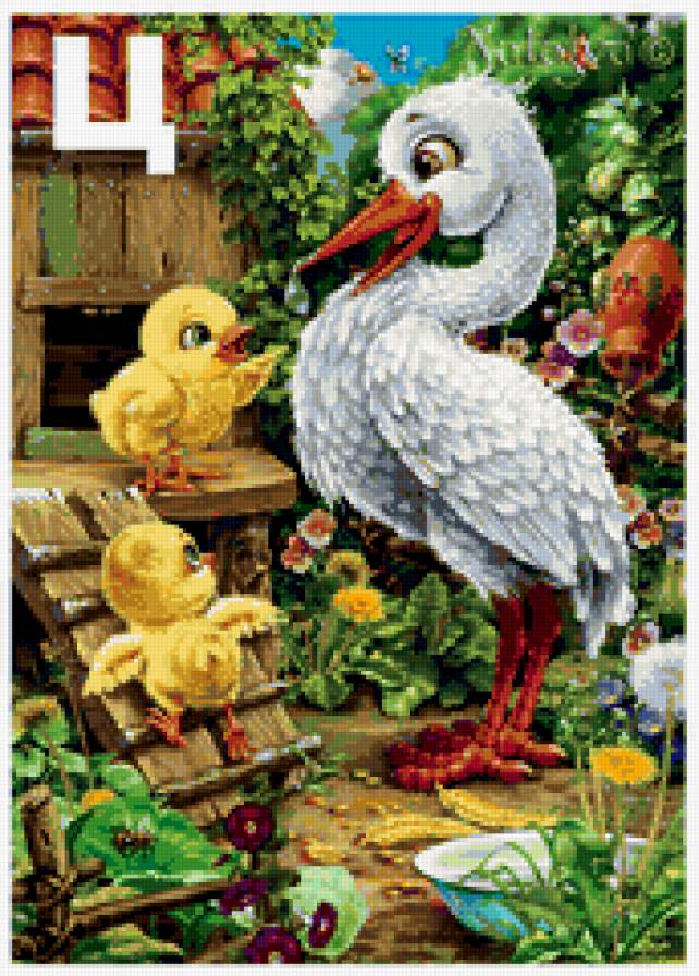 №239199 - птицы, алфавит - предпросмотр