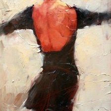 Схема вышивки «девушка»