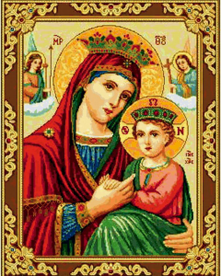 икона всепомогающая - иконы, святые - предпросмотр