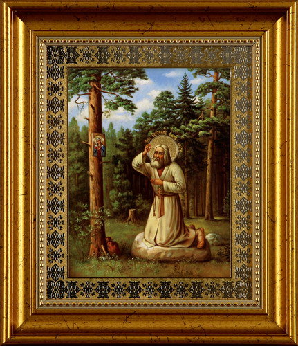 Св. Саровский - славянский мир, икона, святые - оригинал