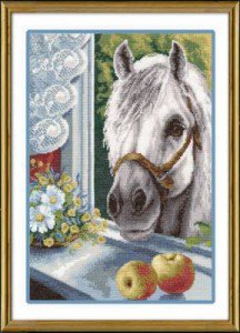 лошадка в окне2 - лошадь, лошади - оригинал