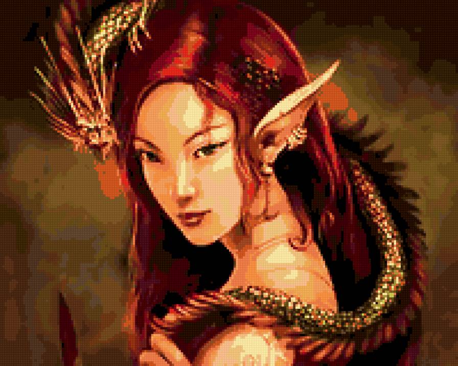 эльфийка - предпросмотр