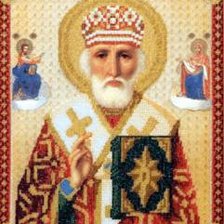 Схема вышивки «николай чудотворец»