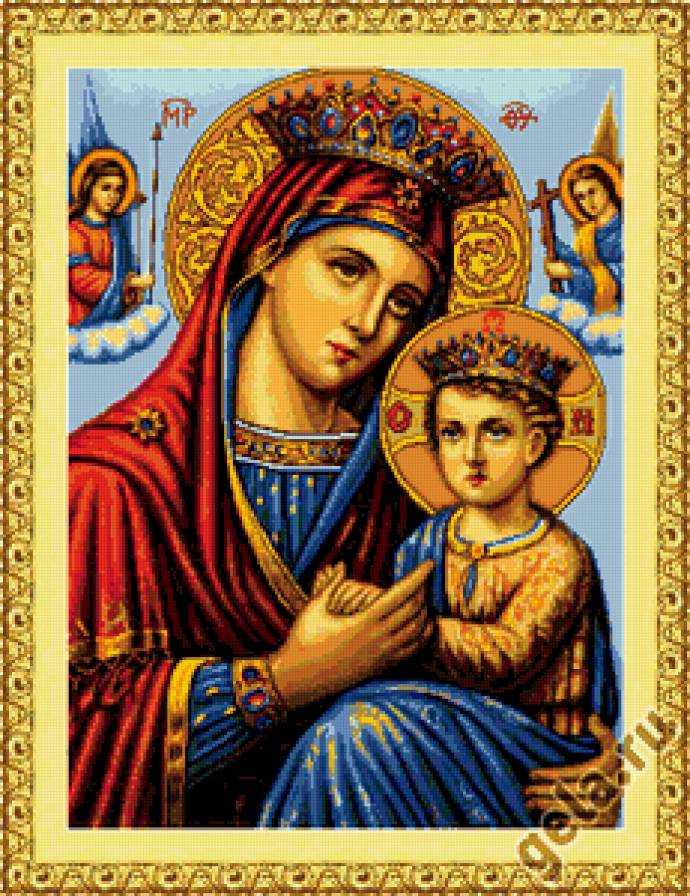 икона всепомогающая - святые, икона - предпросмотр