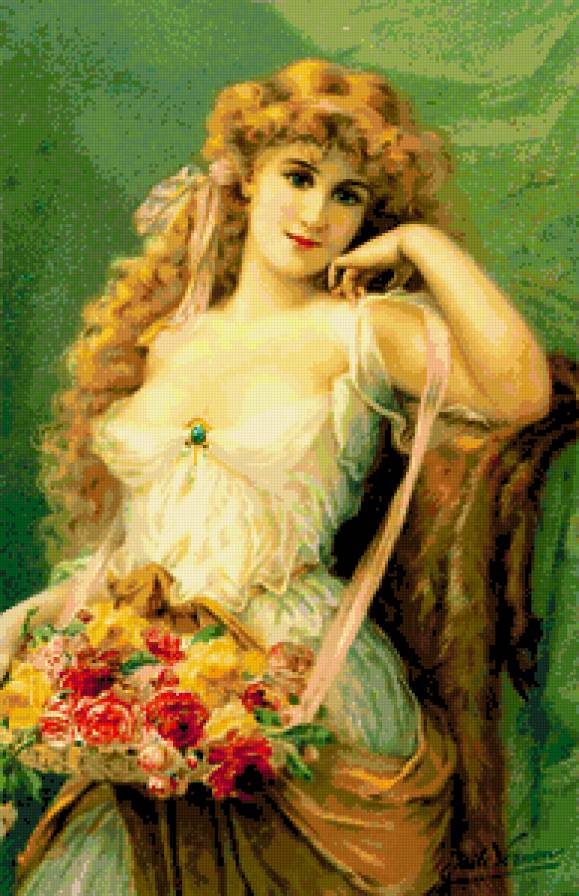 красивая леди - девушка, дама - предпросмотр