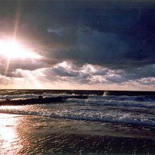 Схема вышивки «море»