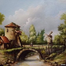 Голландские пейзажи 17-го века.