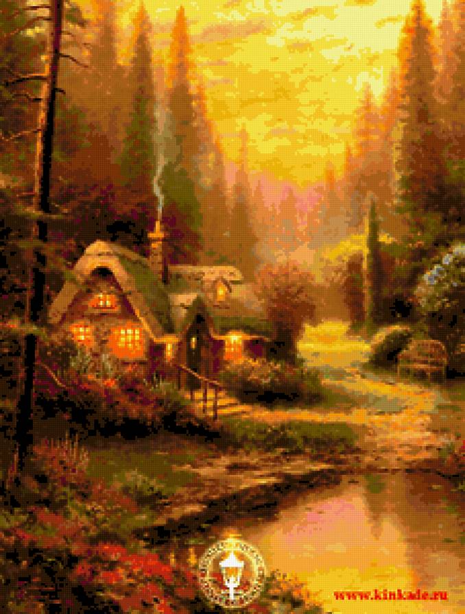 Дом. - природа, пейзаж. - предпросмотр