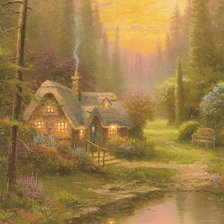 Схема вышивки «Дом.»