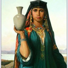 Схема вышивки «arab lány»