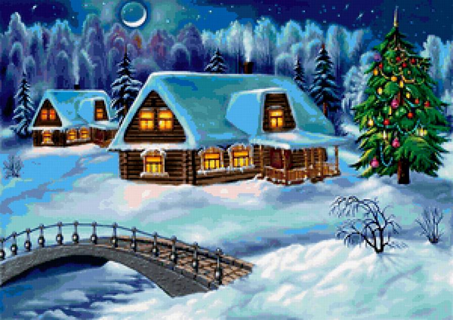 Сказочные пейзажи художника Виктора Захаровича Цыганова - предпросмотр