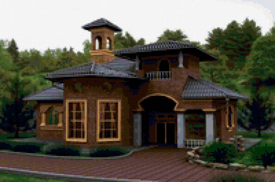 Уютный домик - домик - предпросмотр